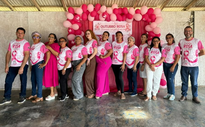 Secretaria de Saúde promove manhã de conscientização do Outubro Rosa em Félix Pinto