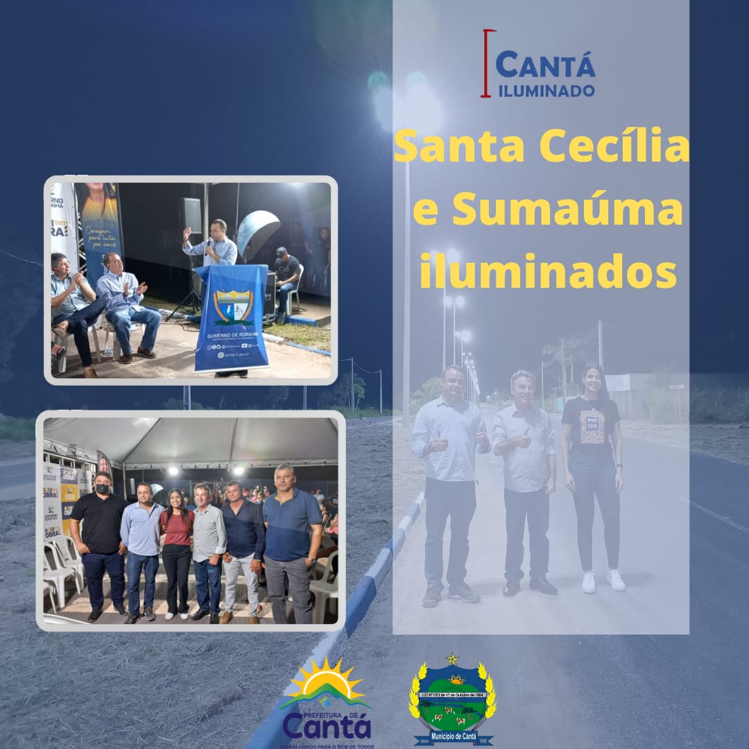 Read more about the article Inauguração da Iluminação de led no Santa Cecília e Sumaúma