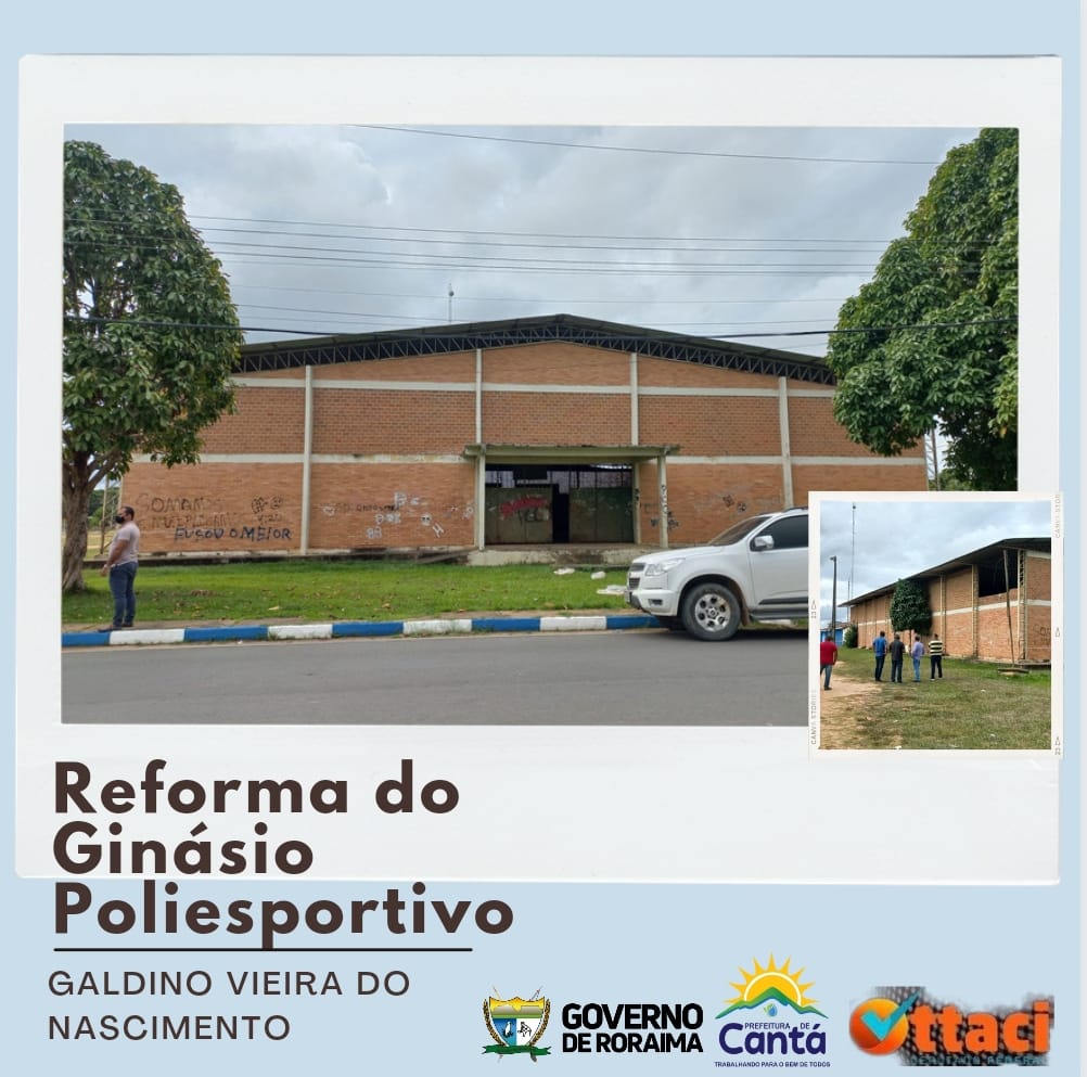 Read more about the article REFORMA DO GINÁSIO POLIESPORTIVO GALDINO VIEIRA DO NASCIMENTO