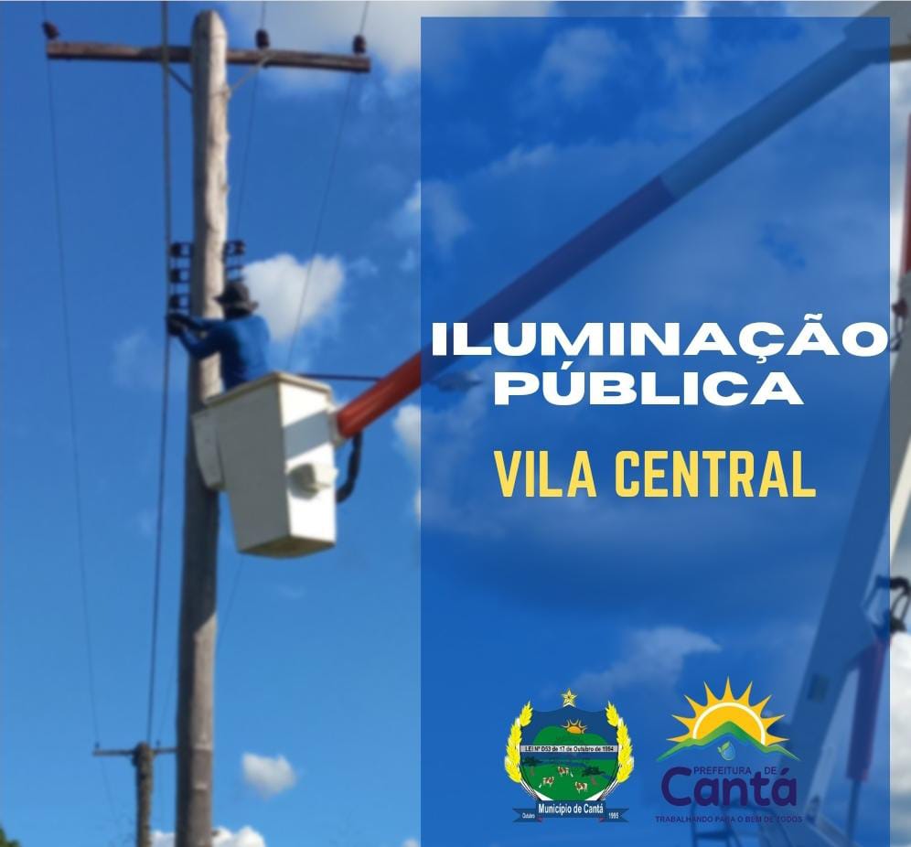 Read more about the article VILA CENTRAL RECEBE ILUMINAÇÃO PÚBLICA