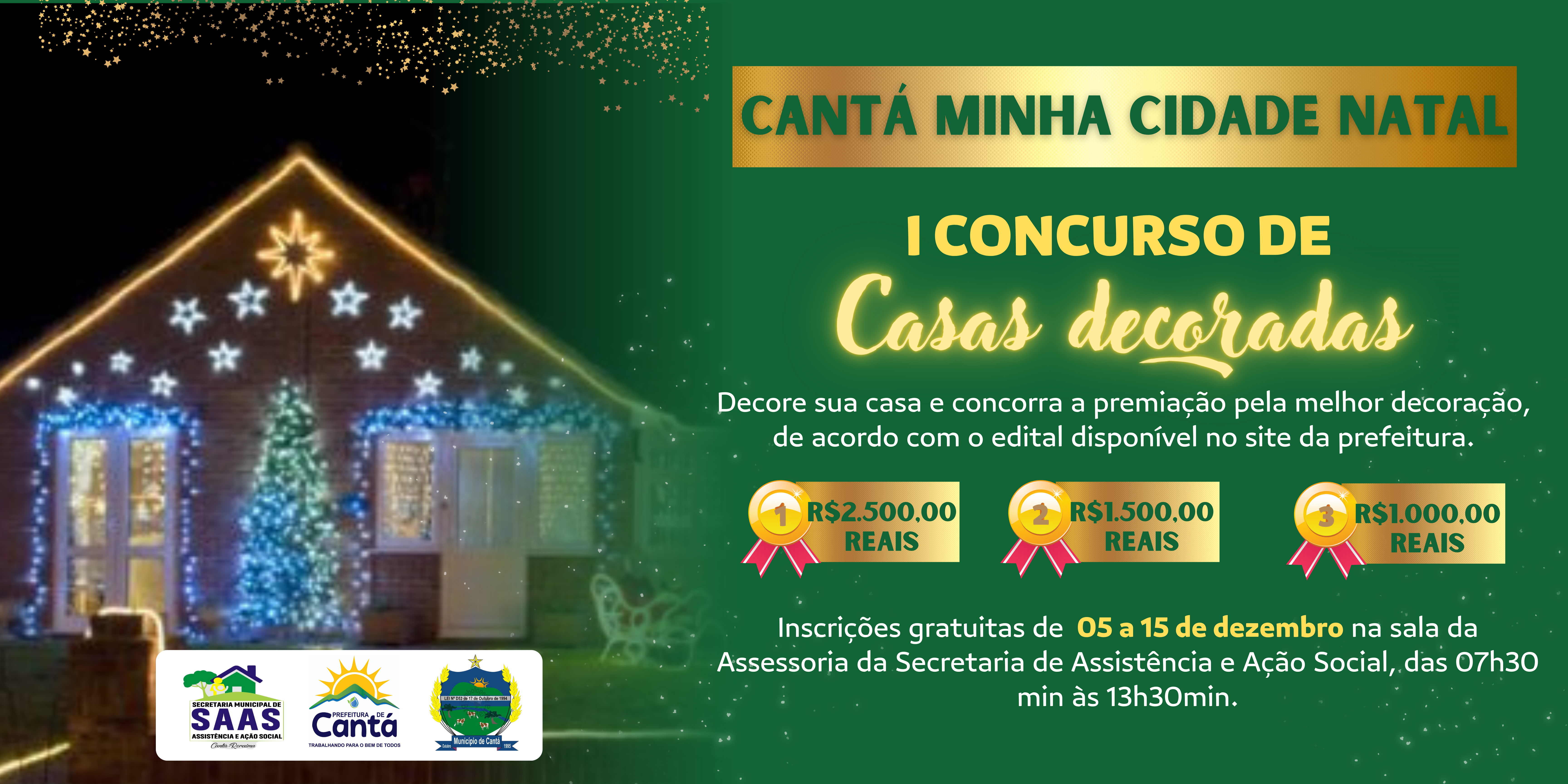 Read more about the article I Concurso de Casas Decoradas – Cantá Minha Cidade Natal